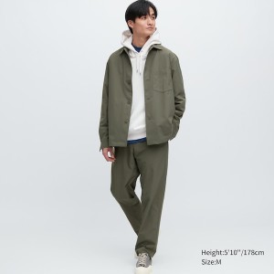 Uniqlo AirSense Shirt Muške jackets Zelene | FARZMU-642