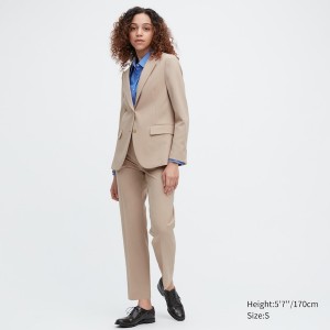 Uniqlo AirSense Ženske jackets Bež | 0875-WKGTP