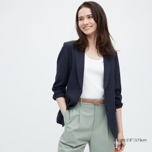 Uniqlo AirSense Ženske jackets Tamnoplave | 9248-TFCLR