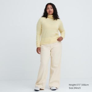 Uniqlo Baggy Ženske Traperice Bež | 2574-NCDFI