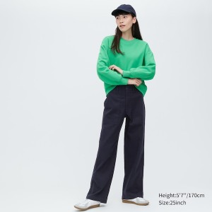 Uniqlo Baker Ženske Hlače Tamnoplave | 3572-UYEIX