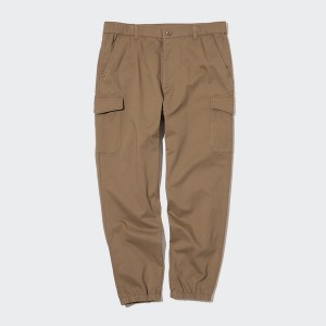Uniqlo Cargo Jogger Muške Hlače Smeđe | 9024-CNSVZ