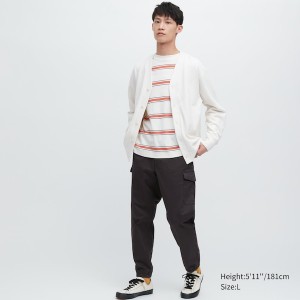 Uniqlo Cargo Jogger Muške Hlače Tamno Sive | 4821-HJNCE