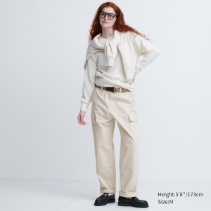 Uniqlo Cargo Muške Hlače Bijele | 4679-VZUNK