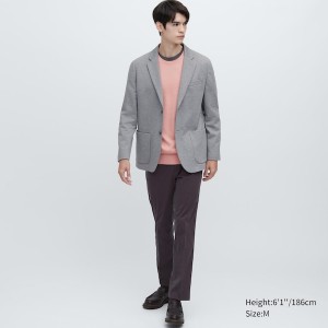 Uniqlo Comfort Muške jackets Sive | 1740-AKFSZ