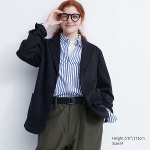 Uniqlo Comfort Ženske jackets Tamnoplave | 8534-ADXJR