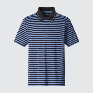Uniqlo DRY-EX Short-Sleeve Muške Polo Majica Plave | 2610-HCGXZ