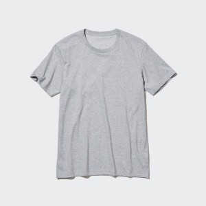 Uniqlo Dry Color Crew Neck Short-Sleeve Ženske Majice Sive | 2738-ZMDAC