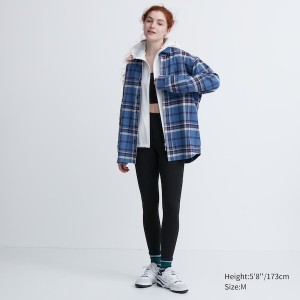 Uniqlo Flannel Checked Long-Sleeve Ženske Košulje Plave | 4792-VIJRU