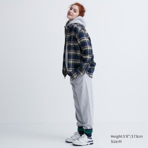 Uniqlo Flannel Checked Long-Sleeve Ženske Košulje Plave | 5149-TLNAR