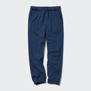Uniqlo HEATTECH Pile-Lined Muške Trenirke Plave | 1039-DLAOV