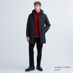 Uniqlo Hibrid Down Muške Kaputi Tamnoplave | QHTARW-291