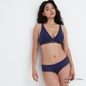 Uniqlo Lace Hip Huggers Ženske Gaćice Tamnoplave | 0926-WKNFD
