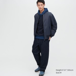 Uniqlo MA-1 Blouson Muške jackets Tamnoplave | 1732-IOVPY