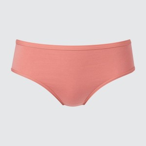 Uniqlo Mid-Rise Ženske Gaćice Roze | 5928-TBVLM