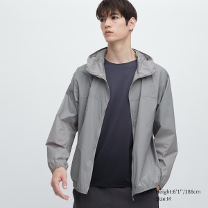Uniqlo Pocketable UV Protection 3D Cut Muške Parka Sive | 0526-EZLIG
