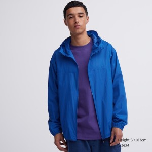 Uniqlo Pocketable UV Protection 3D Cut Muške Parka Plave | NPYZCJ-508