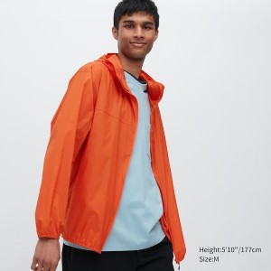 Uniqlo Pocketable UV Protection 3D Cut Muške Parka Narančaste | UNMOVH-674