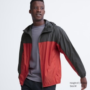 Uniqlo Pocketable UV Protection 3D Cut Muške Parka Crvene | DPLVRJ-258