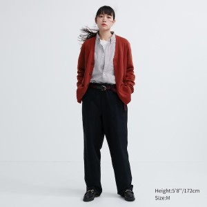 Uniqlo Premium Lambswool V-Neck Long-Sleeve Ženske Kardigan Bež | 0495-ASXEC