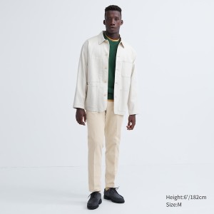 Uniqlo Smart Ankle Muške Hlače Bež | 9187-VLUJE