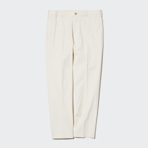 Uniqlo Smart Ankle Muške Hlače Bijele | 1496-FGDBQ