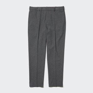 Uniqlo Smart Ankle Muške Hlače Tamno Sive | 4319-IDYMB