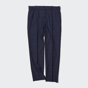 Uniqlo Smart Ankle Muške Hlače Tamnoplave | 2408-SHJOL