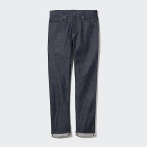 Uniqlo Stretch Selvedge Slim-Fit Muške Traperice Sive | 0893-TVJOW
