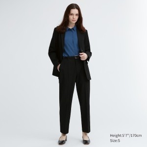 Uniqlo Tailored Ženske jackets Crne | 8945-YNTGH