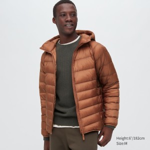 Uniqlo Ultra Light Down Muške Parka Narančaste | 2514-OSNMQ