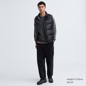 Uniqlo Ultra Light Down Muške Prsluk Crne | RDALUE-234