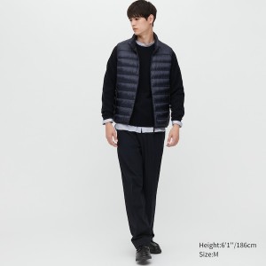 Uniqlo Ultra Light Down Muške Prsluk Tamnoplave | ZFJBPO-872