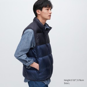 Uniqlo Ultra Light Down Muške Prsluk Tamnoplave | TFOMRL-026