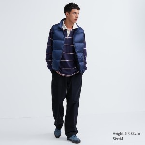 Uniqlo Ultra Light Down Muške Prsluk Tamnoplave | VESJNF-671