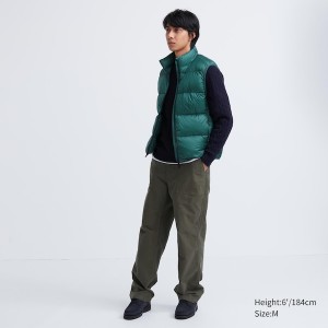 Uniqlo Ultra Light Down Muške Prsluk Zelene | CAWFJS-920