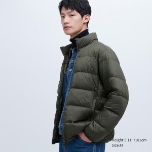 Uniqlo Ultra Light Down Muške jackets Maslinasto Zelene | 8562-BDAKV