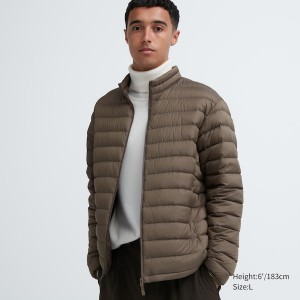 Uniqlo Ultra Light Down Muške jackets Smeđe | HJDLQF-983