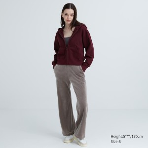 Uniqlo Ultra Stretch Smooth Ženske Hlače Smeđe | 5374-SQGTA