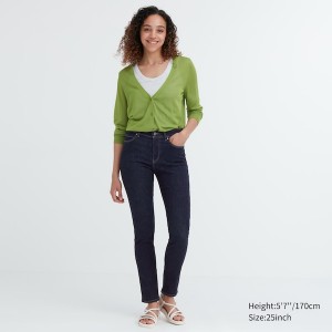 Uniqlo Ultra Stretch Ženske Traperice Tamnoplave | 7306-XBJWM