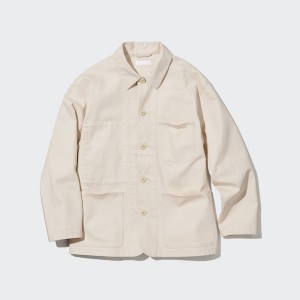 Uniqlo Utility Muške jackets Bijele | NJXYDC-346
