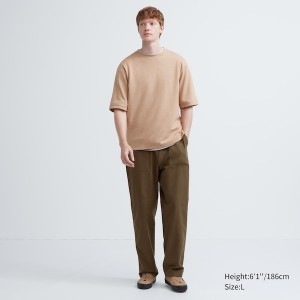 Uniqlo Utility Work Muške Hlače Bijele | 0572-HQYKJ