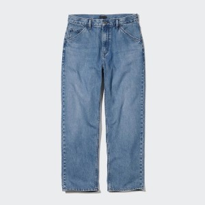 Uniqlo Wide-Fit Muške Traperice Plave | 5023-PALGH