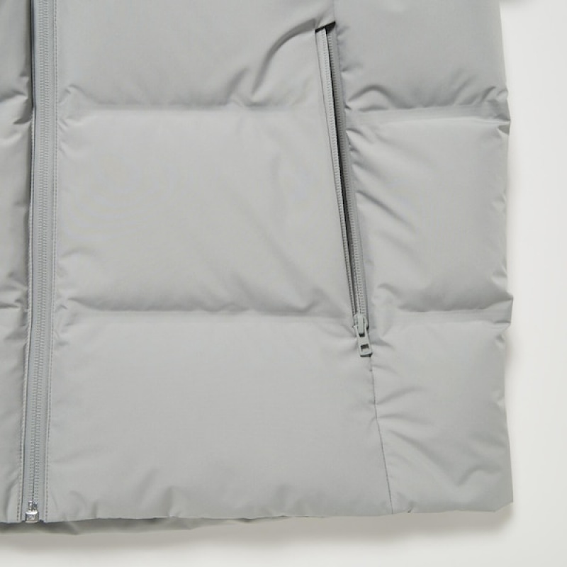 Uniqlo 3D Cut Seamless Down Muške Parka Svijetlo Sive | 9681-GMRDO
