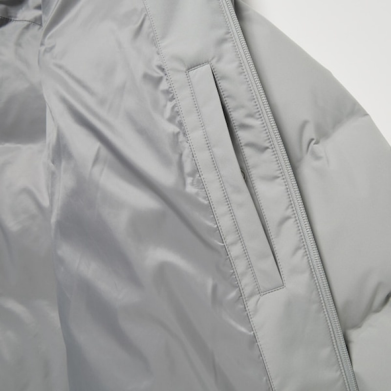 Uniqlo 3D Cut Seamless Down Muške Parka Svijetlo Sive | 9681-GMRDO