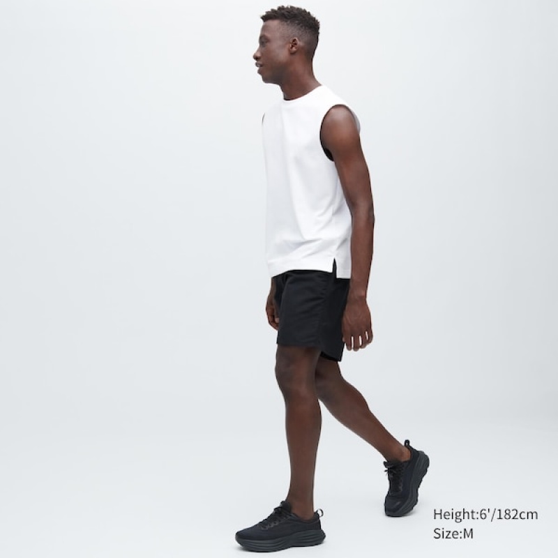 Uniqlo AIRism Cotton Sleeveless Muške Prsluk Bijele | 2341-JGURQ
