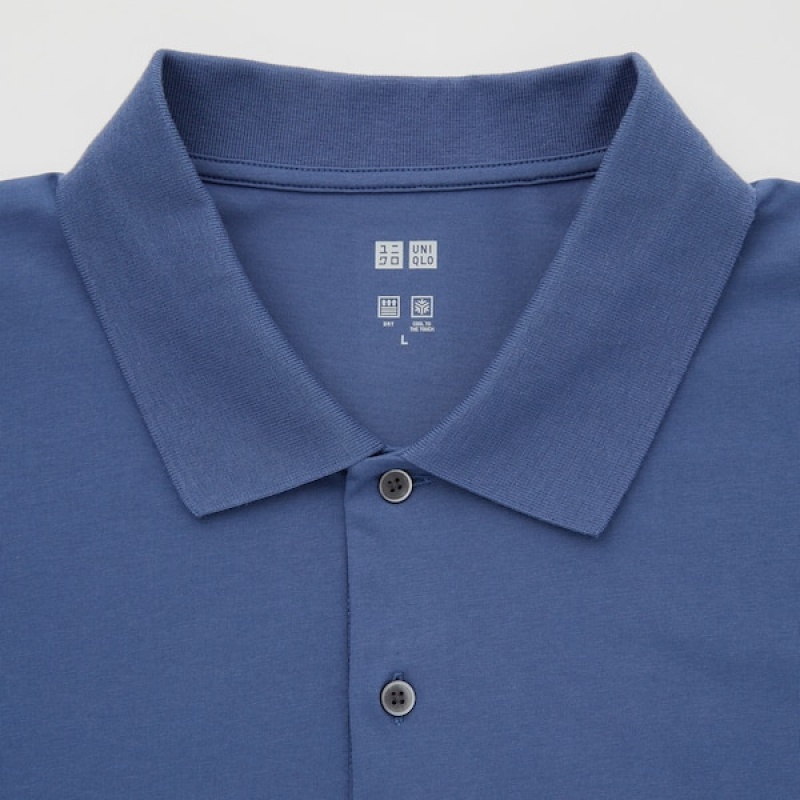 Uniqlo AIRism Muške Polo Majica Bijele | 3291-PXDIO