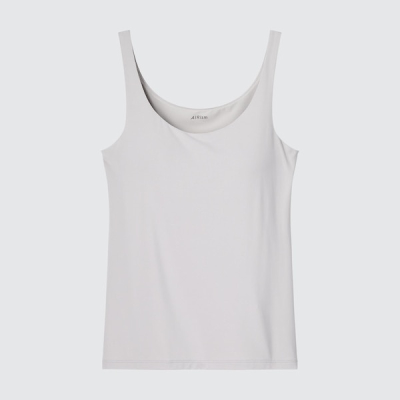 Uniqlo AIRism Sleeveless Bra Ženske Topi Sive | 9217-NTKAJ