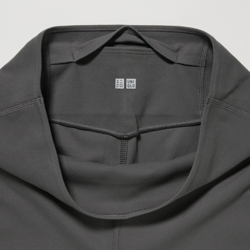 Uniqlo AIRism Soft Flare Ženske Tajice Tamno Sive | 2935-XKSPU