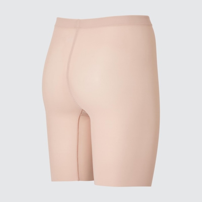 Uniqlo AIRism Support Body Shaper Unlined Half Ženske Kratke Hlače Bež | 9634-JTXLE